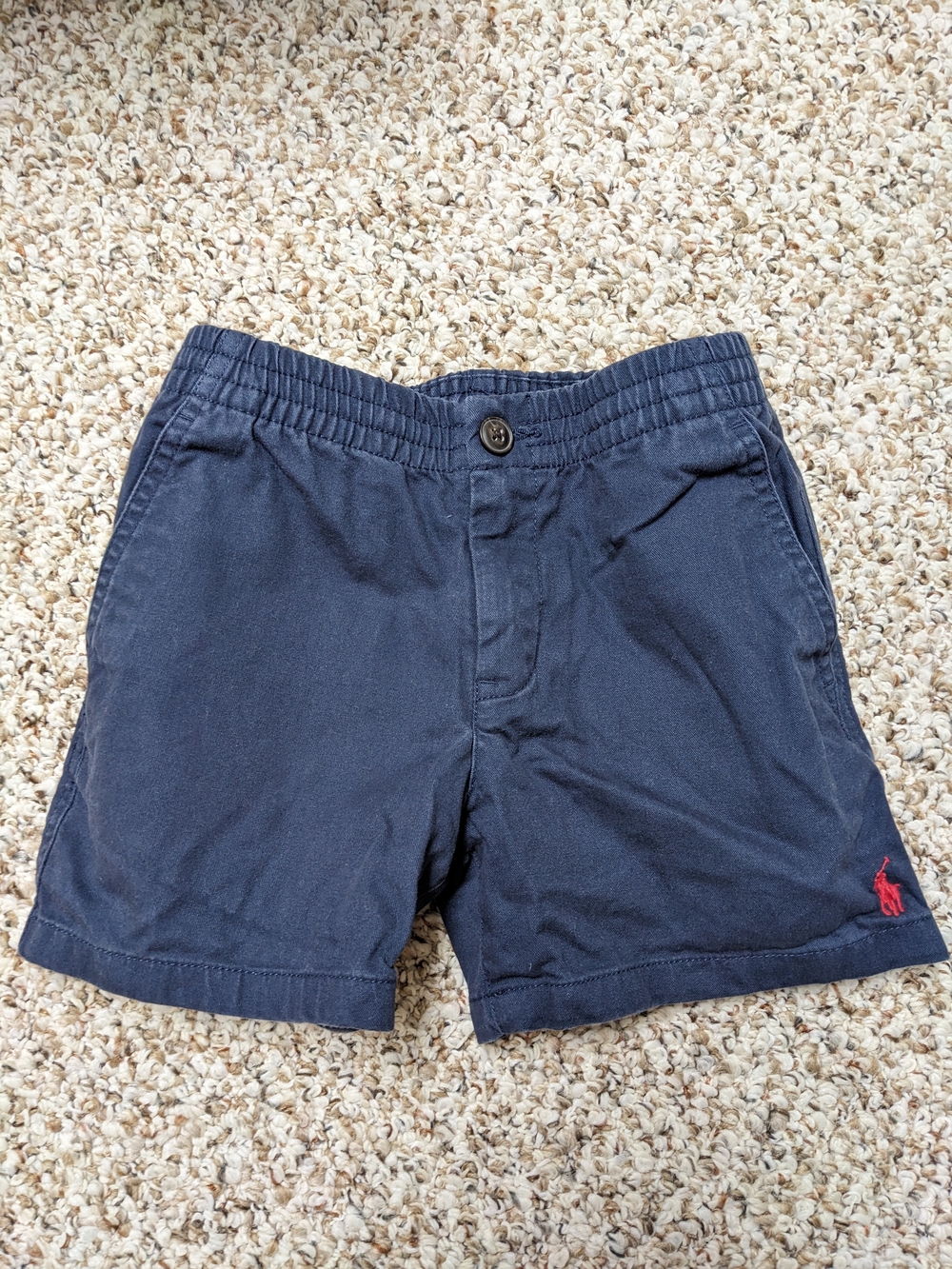 Ralph Lauren Shorts with Red Polo Logo